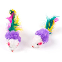 Feathered Mouse Cat Toy