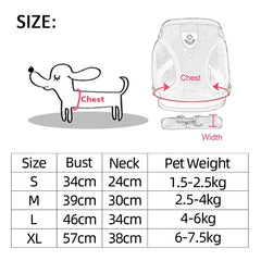 Cat Harness Vest with Leash