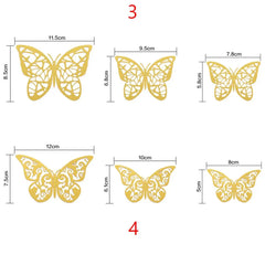 3D Butterfly Wall Stickers