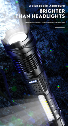 High Strong Power Led Flashlight Tactical Emergency Spotlight