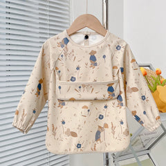 Baby Bibs Waterproof Long Sleeve Apron