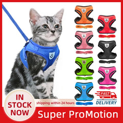 Cat Harness Vest with Leash