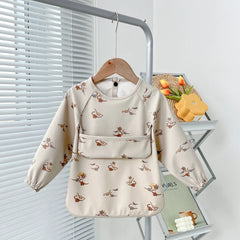 Baby Bibs Waterproof Long Sleeve Apron