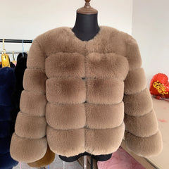 Super Hot Faux Fur Coat: Winter