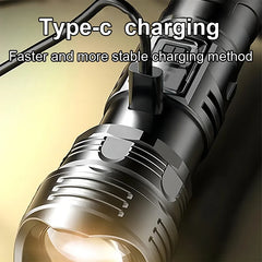 Powerful Flashlight High Power LED Flashlight Rechargeable