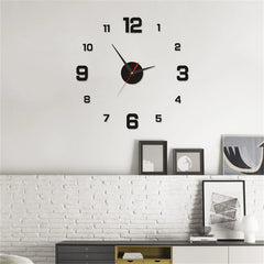 Frameless DIY Wall Clock