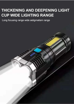 High Power LED Flashlight Camping Torch With 4 Lights