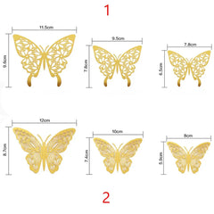 3D Butterfly Wall Stickers
