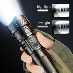 Powerful Flashlight High Power LED Flashlight Rechargeable