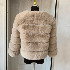 Super Hot Faux Fur Coat: Winter