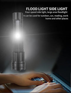 High Strong Power Led Flashlight Tactical Emergency Spotlight