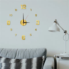 Frameless DIY Wall Clock