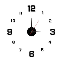 Frameless DIY Wall Clock