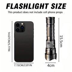 Powerful Flashlight High Power LED Flashlight Rechargeable