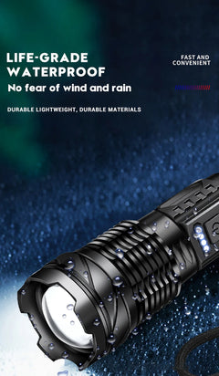 High Strong Power Led Flashlight Tactical Emergency Spotlight