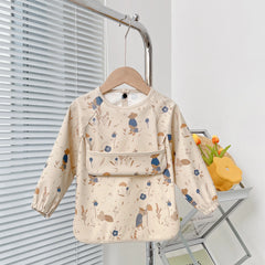 Baby Bibs Waterproof Long Sleeve Apron