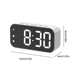 LED Mirror Table Clock