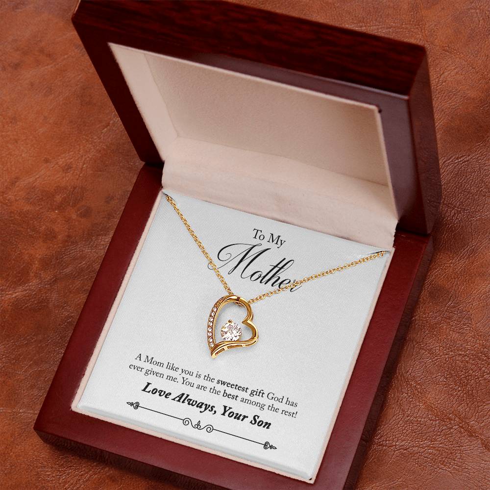 Forever Love Necklace - To My Mother From Son