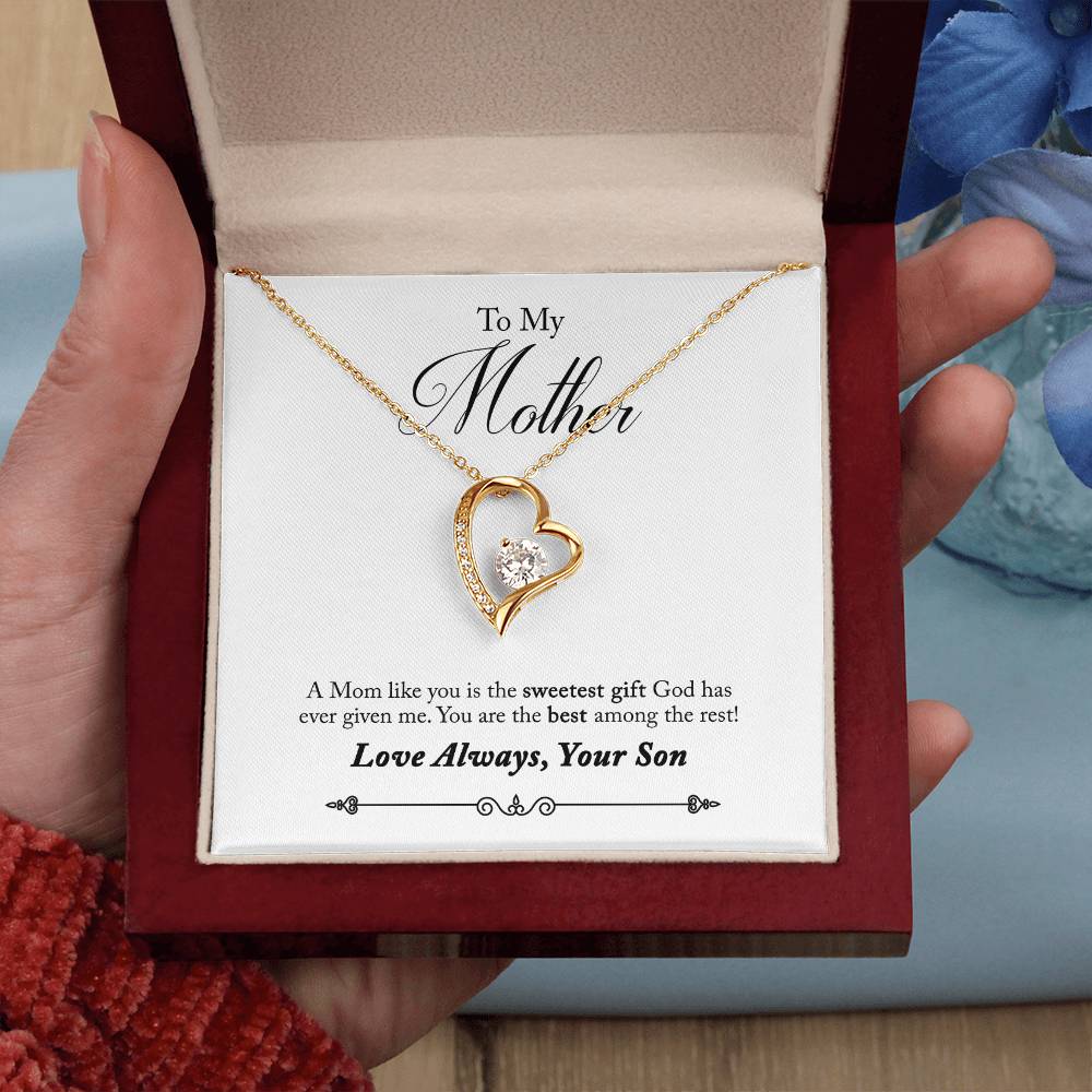 Forever Love Necklace - To My Mother From Son