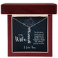 Vertical Name Necklace - For Wife You Bring So Much