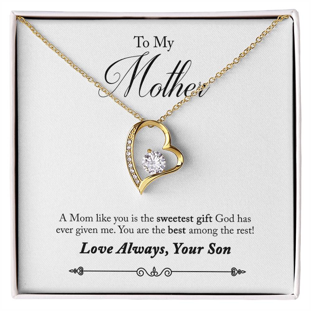 Forever Love Necklace - To My Mother From Son