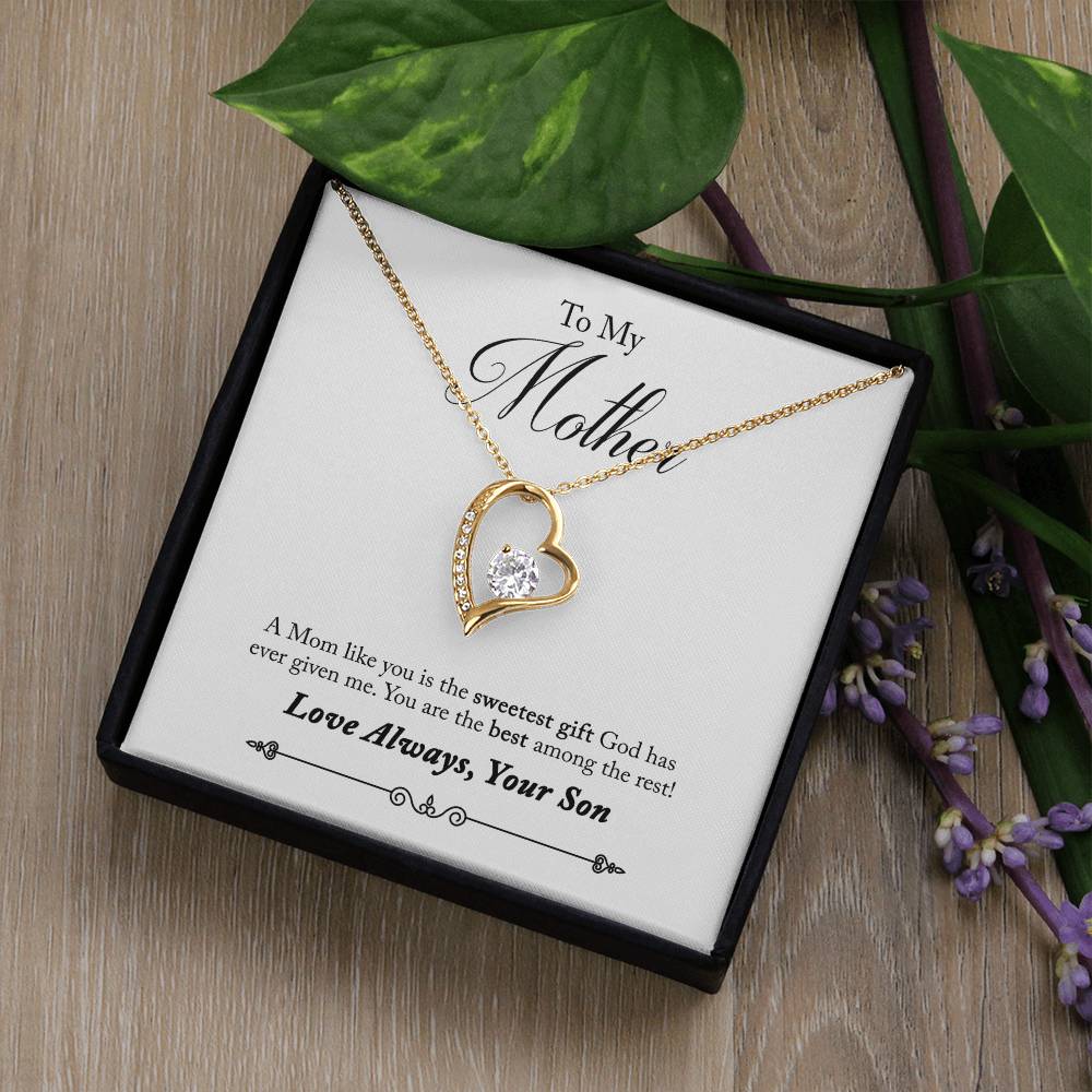 Forever Love Necklace - To My Mother From Son